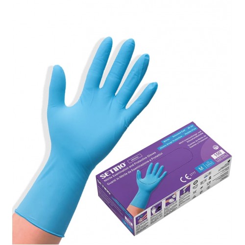 Setino Nitril-Handschuhe 29CM, blau