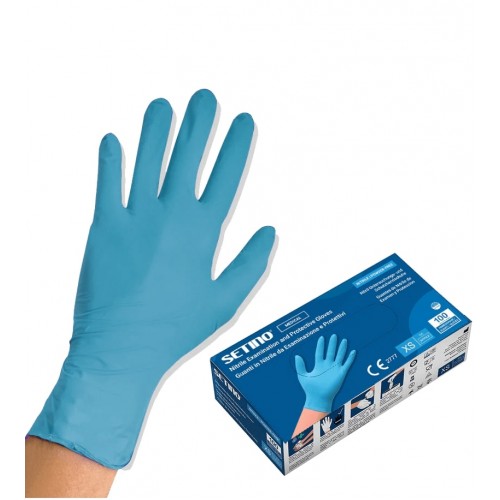 Setino Nitril-Handschuhe 3,5g, blau