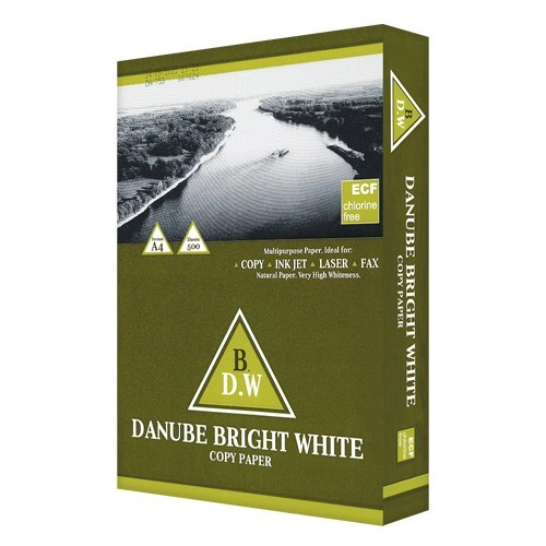 Büropapier Danube Bright White A4